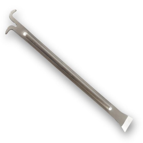 Kaptárvas, inox, feszítővel