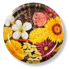 Mézesüveg lapka - Flowers, 82 mm