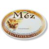 Mézesüveg oválcímke vegyes virágméz (100 db)