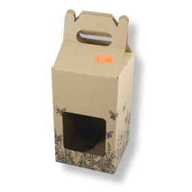 Díszdoboz méhsejt- vagy virágos rét mintás (1x730ml)