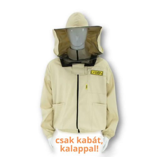 Lyson Optima méhész kabát (dzseki), levehető kalappal (6058)